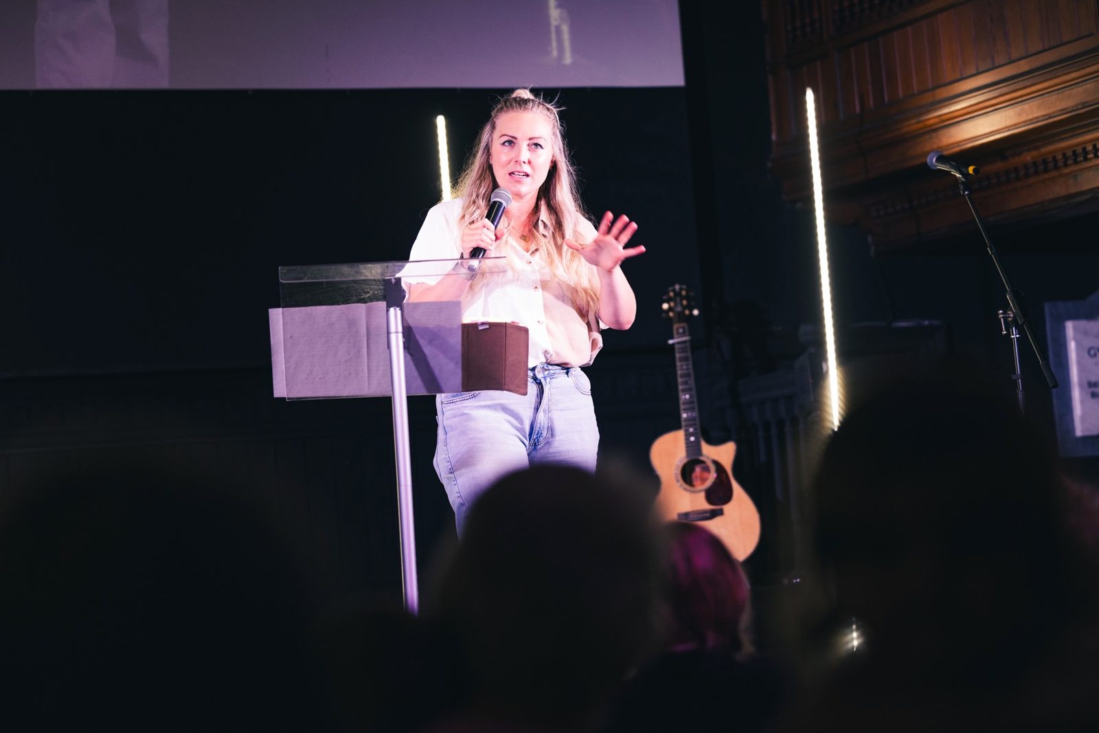 Stage, sound and lighting